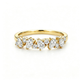 LUCERARO Wedding | Pear & Round Diamond Ring - WR01072