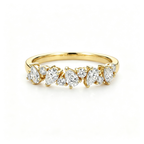LUCERARO Wedding | Pear Lab-Grown Diamond Band 7/8 ct. tw.