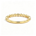 LUCERARO Wedding | Marquise & Round Lab-Grown Diamond Band 1/5 ct. tw.