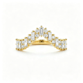 LUCERARO Wedding | Square Diamond Ring - WR01320