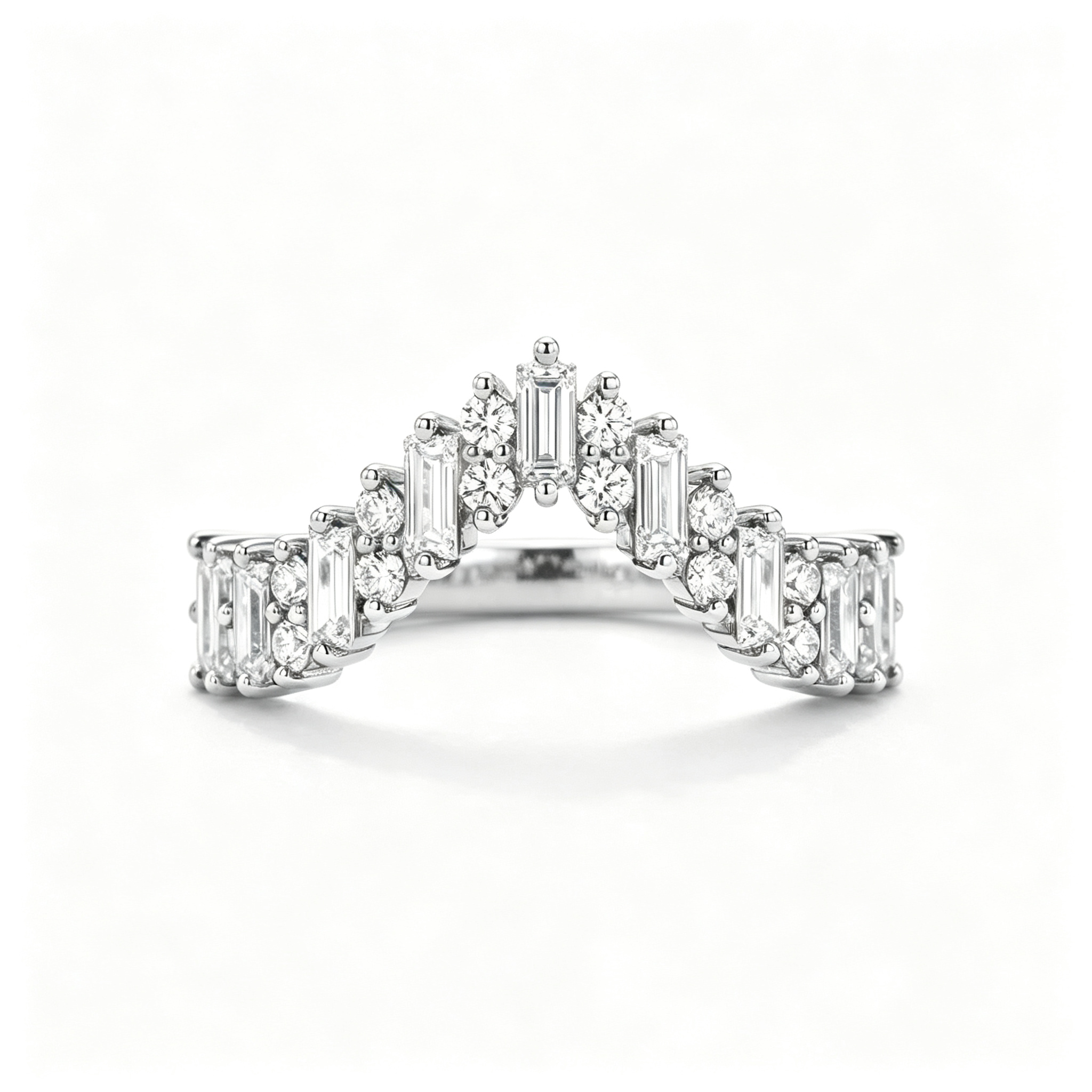 LUCERARO Wedding | Square Diamond Ring - WR01320