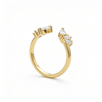 LUCERARO Wedding | Marquise Lab-Grown Diamond Open Ring 7/8 ct. tw.