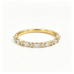 LUCERARO Wedding | Marquise & Round Lab-Grown Diamond Band 1/5 ct. tw.