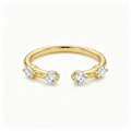 LUCERARO Wedding | Floating Diamond Cuff Ring - WR00840