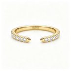 LUCERARO Wedding | Open Pavé Lab-Grown Diamond Ring 2/5 ct. tw.