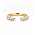 LUCERARO Wedding | Round Open Diamond Ring - WR00984