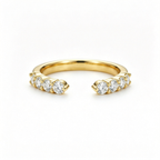 LUCERARO Wedding | Round Lab-Grown Diamond Open Ring 1/5 ct. tw.