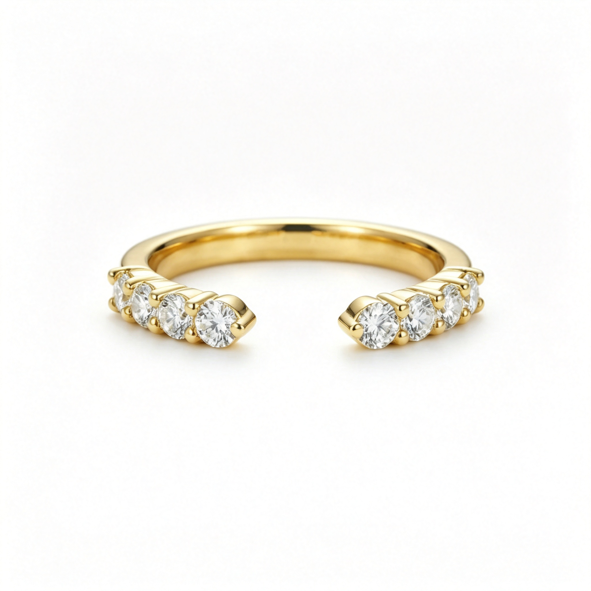 LUCERARO Wedding | Round Open Diamond Ring - WR00984