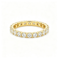 LUCERARO Wedding | Round Eternity Band Diamond Ring - WR01080