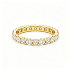 LUCERARO Wedding | Round Lab-Grown Diamond Eternity Band 1 1/2 ct. tw.