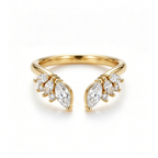 LUCERARO Wedding | Marquise Lab-Grown Diamond Open Ring 7/8 ct. tw.