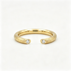 LUCERARO Wedding | Open Bezel Lab-Grown Diamond Ring 1/10 ct. tw.