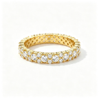LUCERARO Wedding | Round Lab-Grown Diamond Eternity Band 1 1/4 ct. tw.