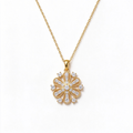 LUCERARO Necklace | Floral Burst Lab-Grown Diamond Necklace 5/8 ct. tw.
