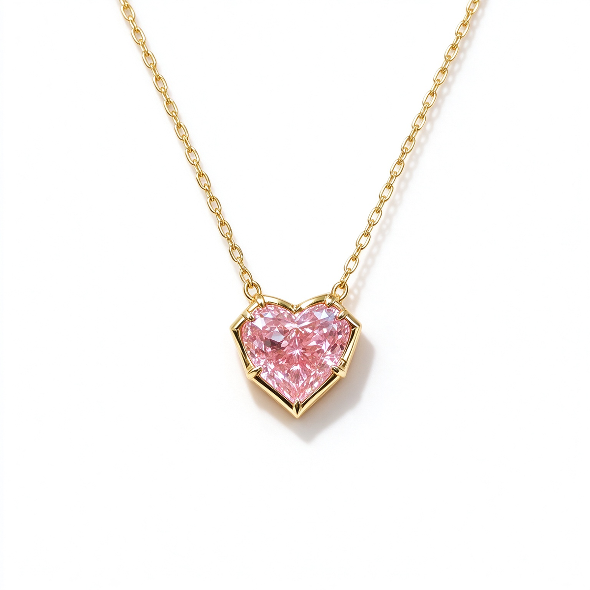 LUCERARO Necklace | Heart Lab-Grown Diamond Necklace 1 ct. tw.
