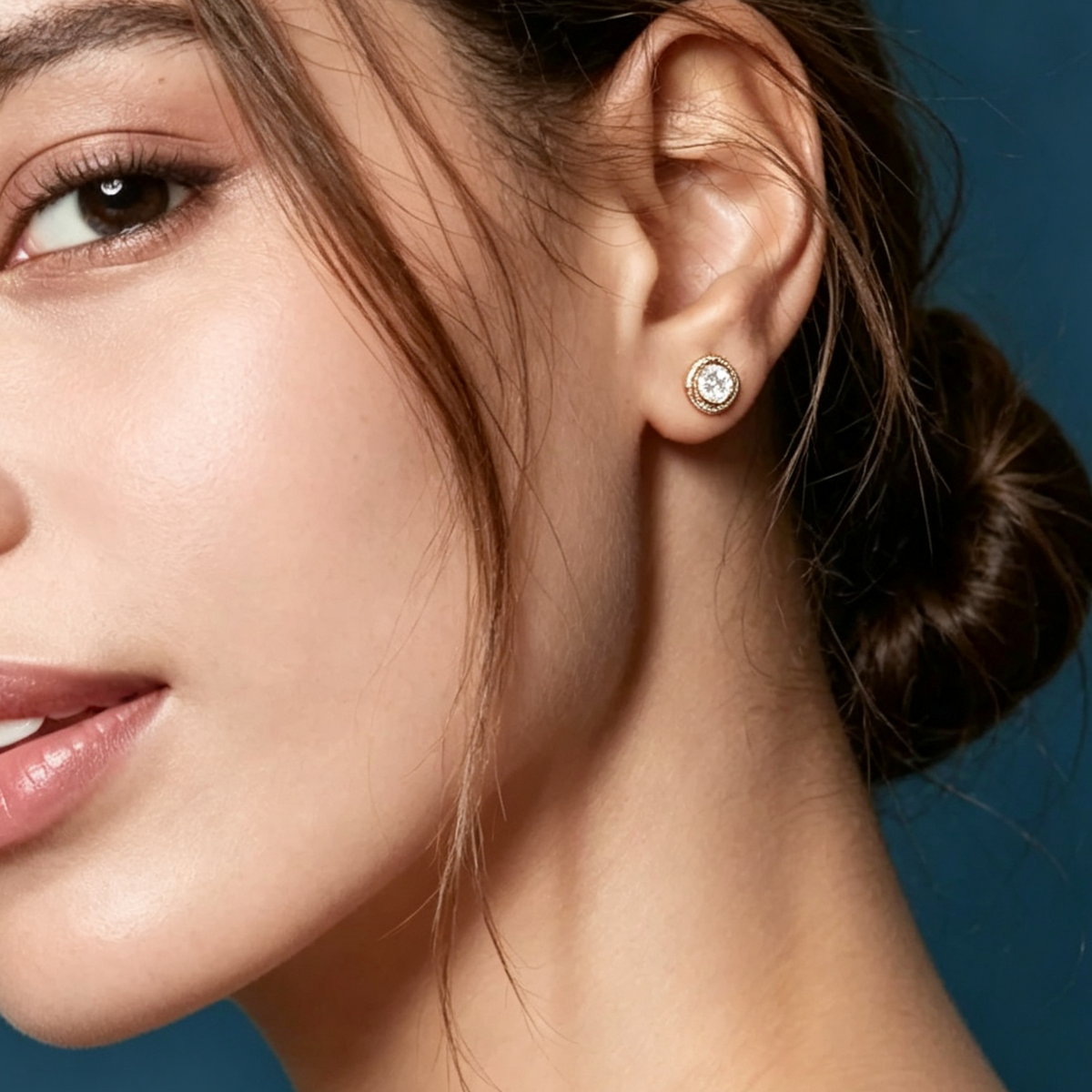 LUCERARO Earrings | LOVE Stud Earrings - JE00895