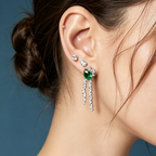 LUCERARO Earrings | Pear Stud Earrings - JE01950