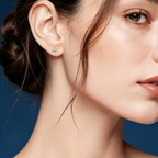 LUCERARO Earrings | Pear & Round Stud Earrings - JE00525
