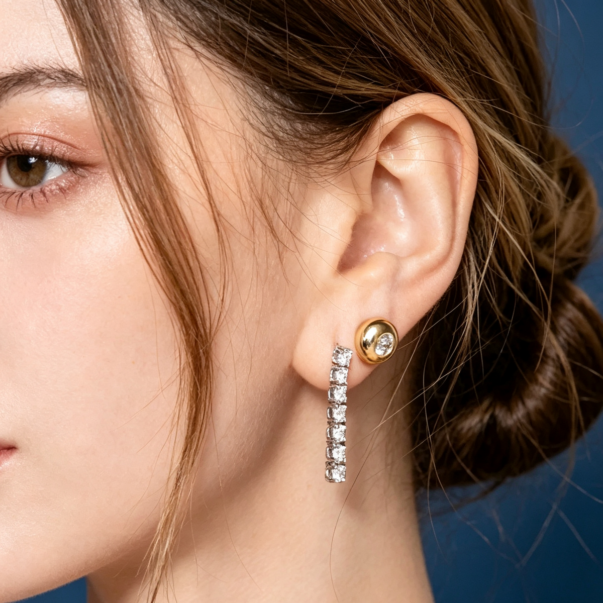LUCERARO Earrings | Bubble Stud Earrings - JE00850